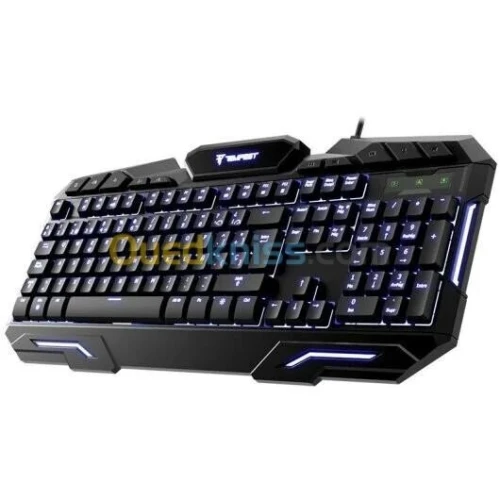 TEMPEST K8 RADIANCE RGB - CLAVIER GAMING RÉTROÉCLAIRÉ - ANTI-GHOSTING - 3 COULEURS LED - BLACK 