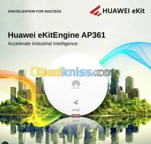 HUAWEI eKitEngine  AP361 - POINT D ACCÈS WI-FI 6 - 1AX INDOOR - 2+2 DUAL BAND -5GHZ -1,775 Gbps -18M