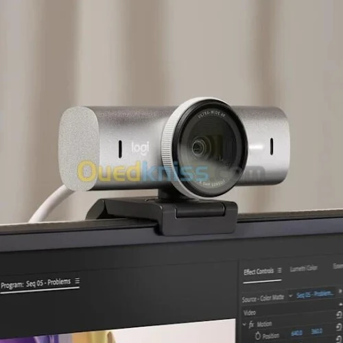 LOGITECH MX BRIO 4K - AUTOFOCUS - HDR - AI ZOOM - DOUBLE MICRO - USB-C - CLIP UNIVERSEL
