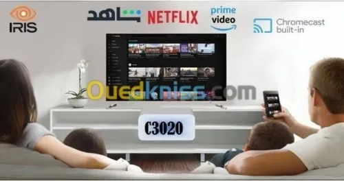 TV IRIS C3020 40" POUCES - SMART TÉLÉVISEUR FHD - QUICK START - MICRO DIMMING - HAUTE DÉFINITION