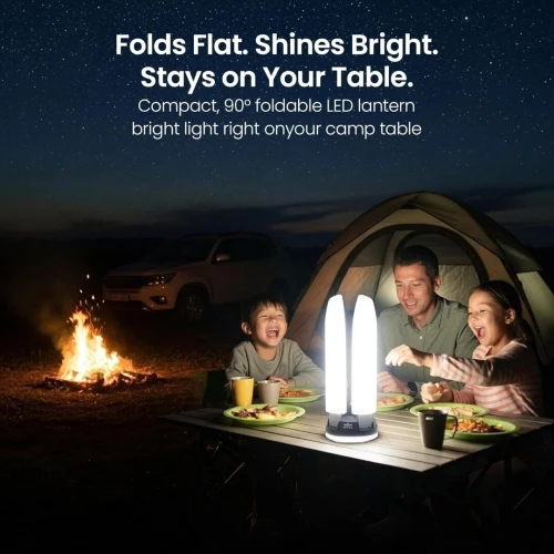BRAVE BRIGHTFORCE PRO 80W - LAMPE LED PORTABLE CAMPING - 8000 LUMENS - PROJECTEUR PLIABLE - TRÉPIED 2.5M AJUSTABLE - IP54