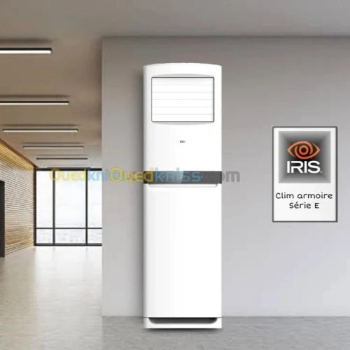 CLIMATISEUR IRIS ARMOIRE - SERIE E - 48000 BTU - AIR FLOW - 48000 BTU - BLANC