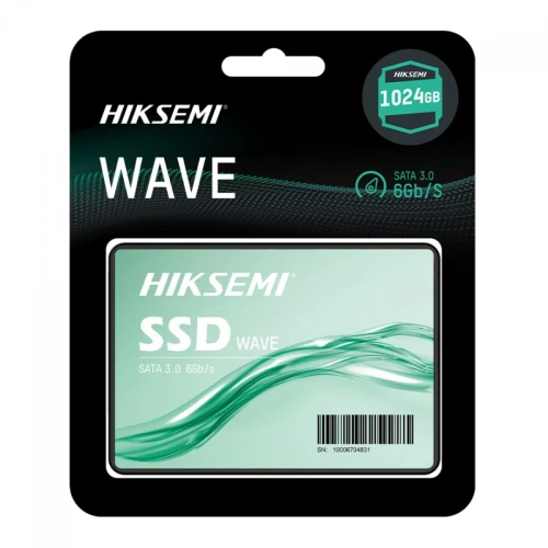 HIKSEMI WAVE SATA III 3.0 - 1024GB - DISQUE DUR SSD INTERN - 6GB/S - 510 MO/S - PC & LAPTOP - BLACK