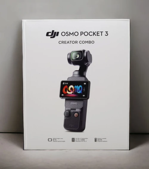 DJI OSMO POCKET 3 CREATOR COMBO - 4K 60 FPS - 2" OLED - MICRO SD - 4X ZOOM - CMOS - BLACK