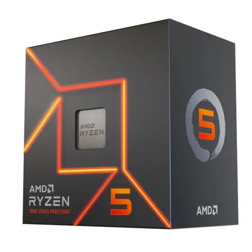 PROCESSEUR AMD RYZEN 5 7600 - SOCKET AM5 - 6-CORE - 12-THREADS - 5.1GHZ - 32MB - BOX AVEC VENTILO