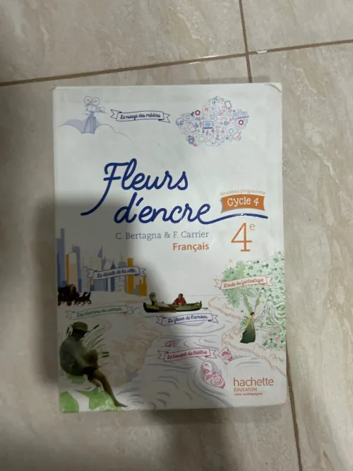 Livre fleurs d encre 6e ,5e ,4e
