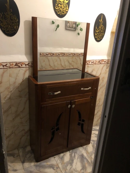 meuble chaussure avec miroir