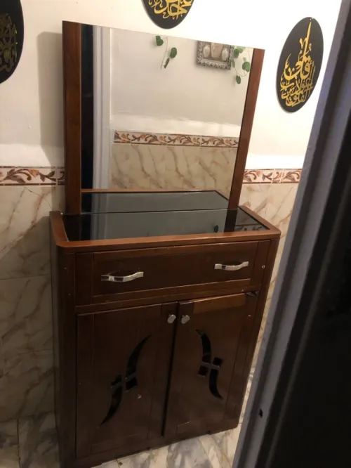 meuble chaussure avec miroir
