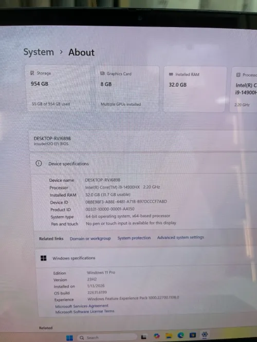 Hp Omen Gaming laptop 16 i9-14900HX 32gb 1Tb NVIDIA GeForce RTX 4070