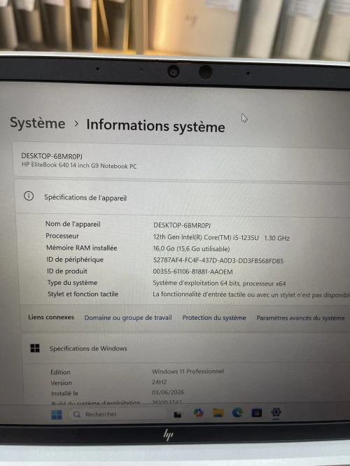 Hp elitebook 640 G9 i5-1235U 16gb 256ssd