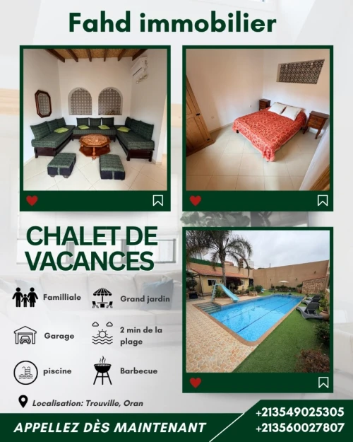 Location vacances Villa Oran Ain el turck