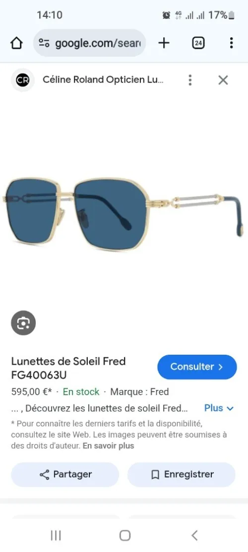 Lunettes fred original 