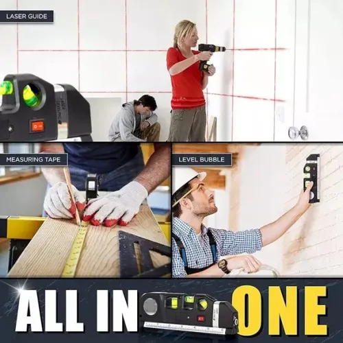 أداة قياس الليزر Fixit Laser Level Pro 4 متعددة الاستخدامات