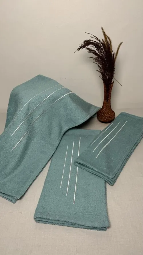Pack de serviette de bain brodées  hommes  