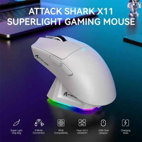 Souris ATTACK SHARK X3 PRO/ X11 / R1