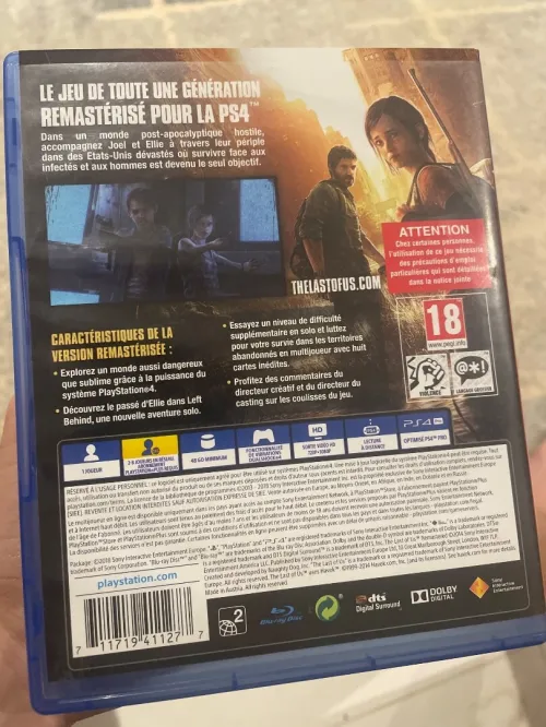 The last of us part1 remastered ps4