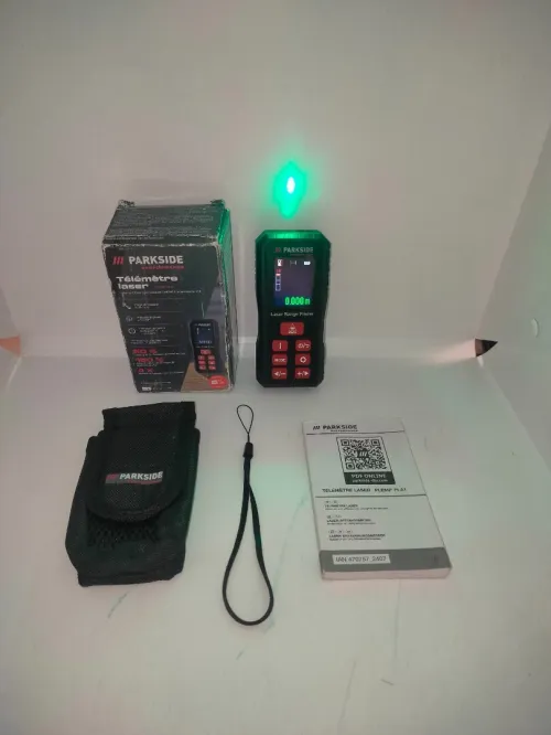 Télémètre Laser Parkside Performance avec Lumière Verte