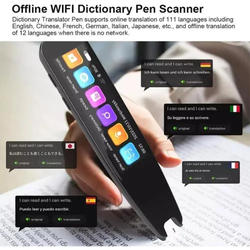 Stylo Traducteur de Langue 134 Traductions Vocales