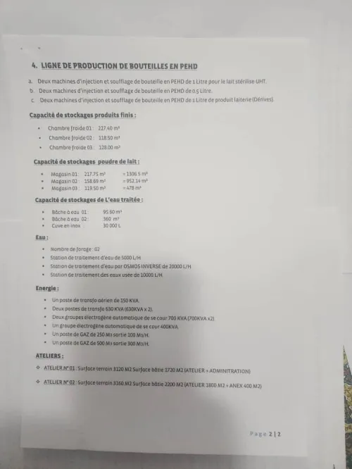 Vente Hangar Tiaret Sougueur