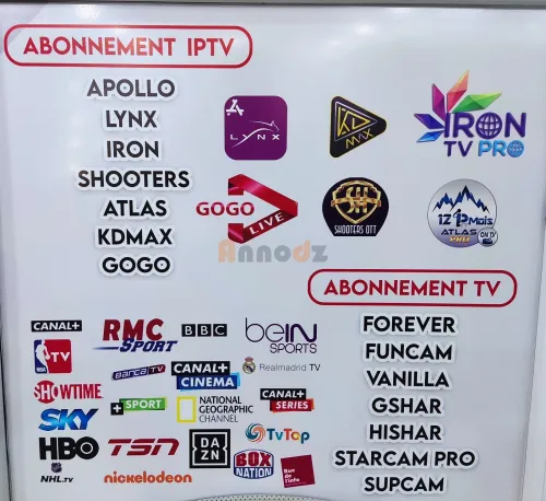 Abonnement IPTV