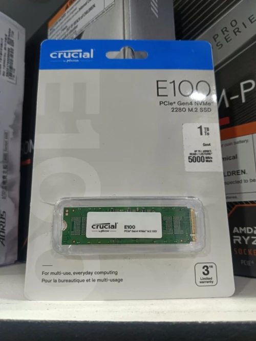 CRUCIAL E100 SSD NVME 1TB GEN4 5000MB/S