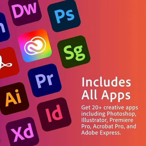 Adobe Creative Cloud Officiel 12 Mois + Adobe stock