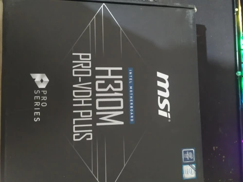 Kit Intel i3-9100F + MSI H310M PRO-VDH PLUS + Ventirad Intel origine inclus