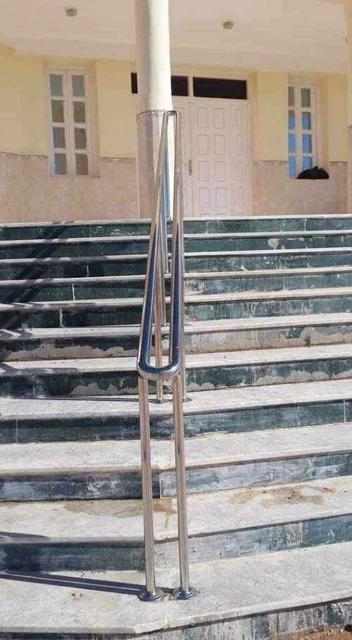 Rampe d'escalier en inox