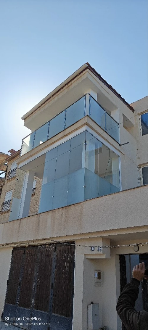 rampe d' escalier en inox