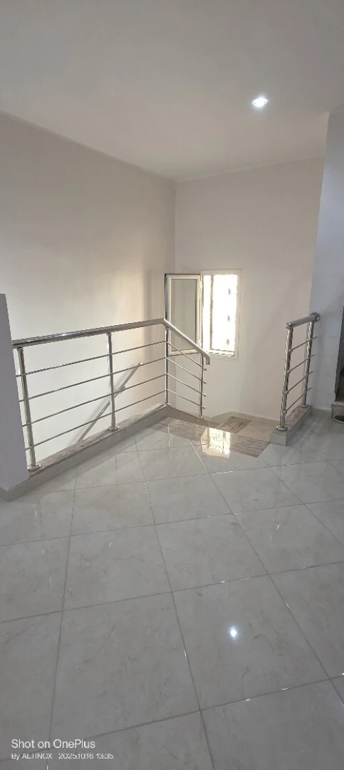 Rampe d'escalier en inox