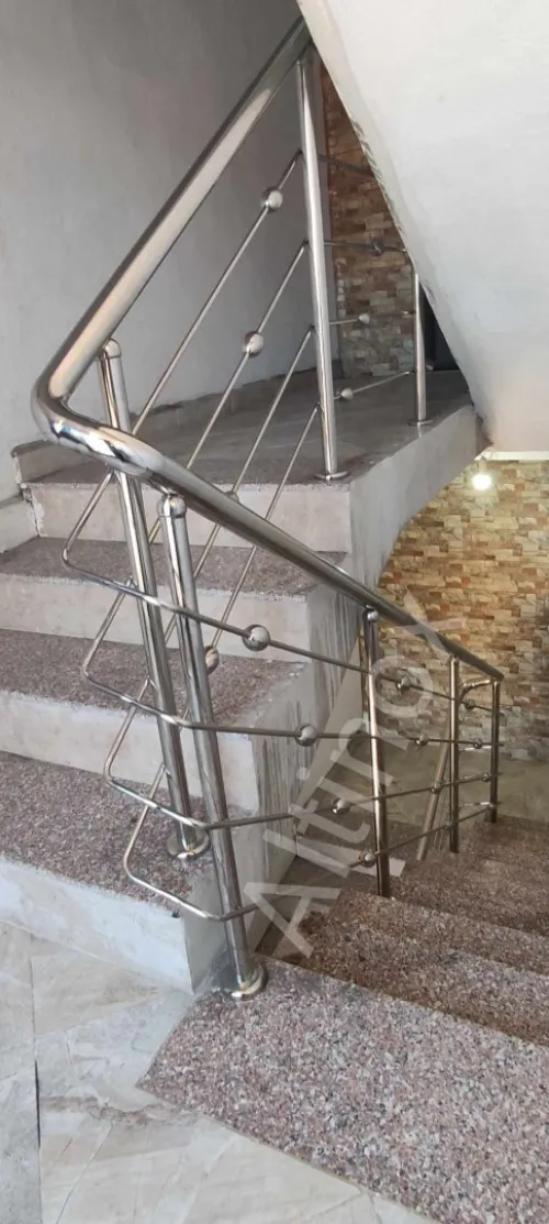 Rampe d' escalier en inox