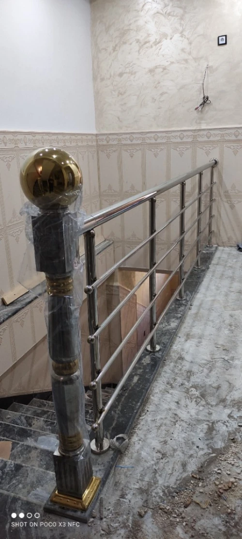 rampe d' escalier en inox