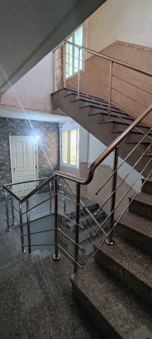 rampe d'escalier en inox