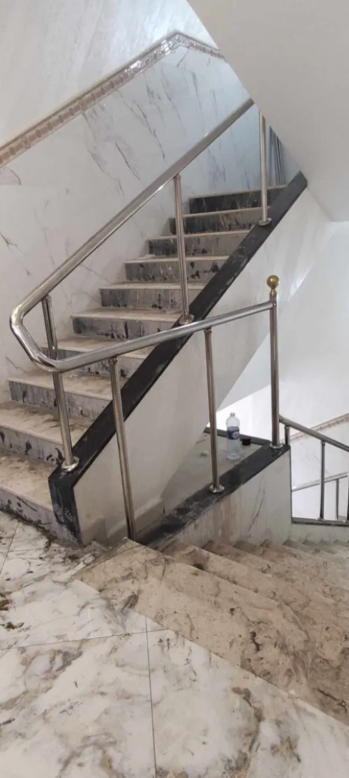 rampe d'escalier en inox
