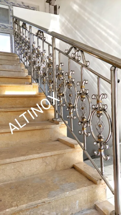  Rampe d'escalier en inox