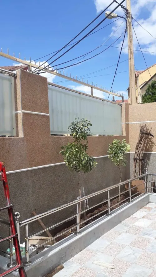 Rampe d'escalier en inox