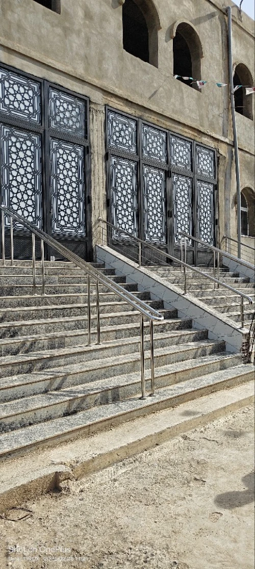 Rampe d'escalier en inox 