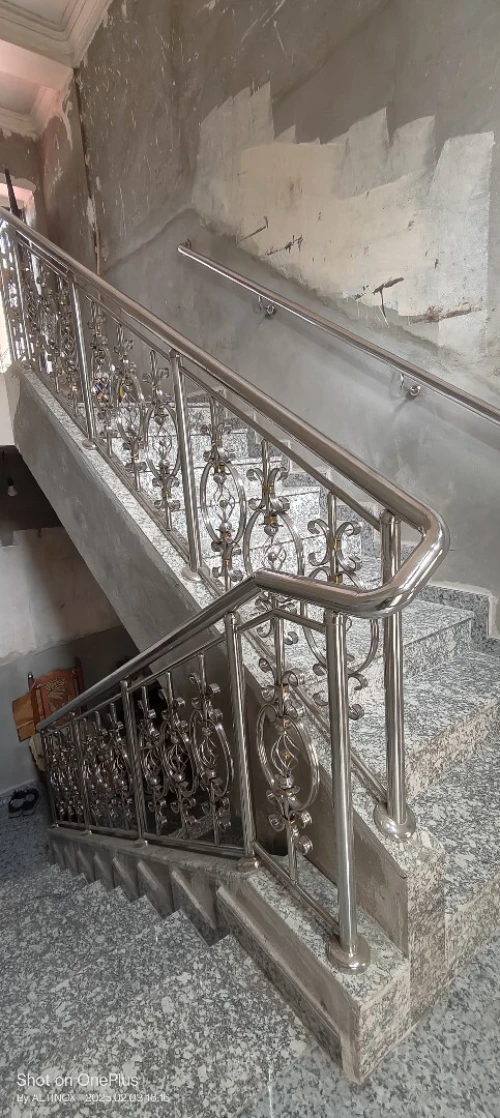 rampe d' escalier en inox