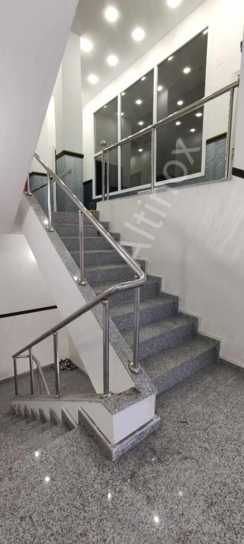 rampe d'escalier en inox