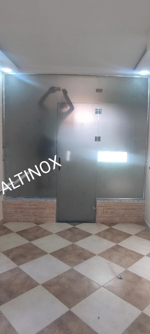 Rampe d'escalier en inox 