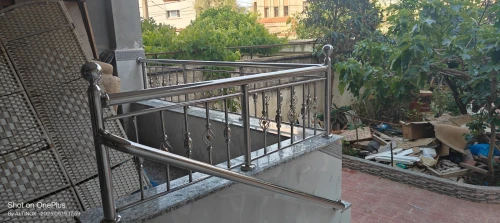 rampe d' escalier en inox