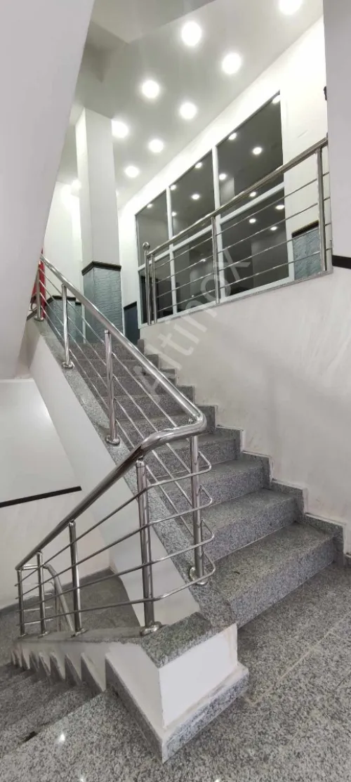 Rampe d'escalier en inox 