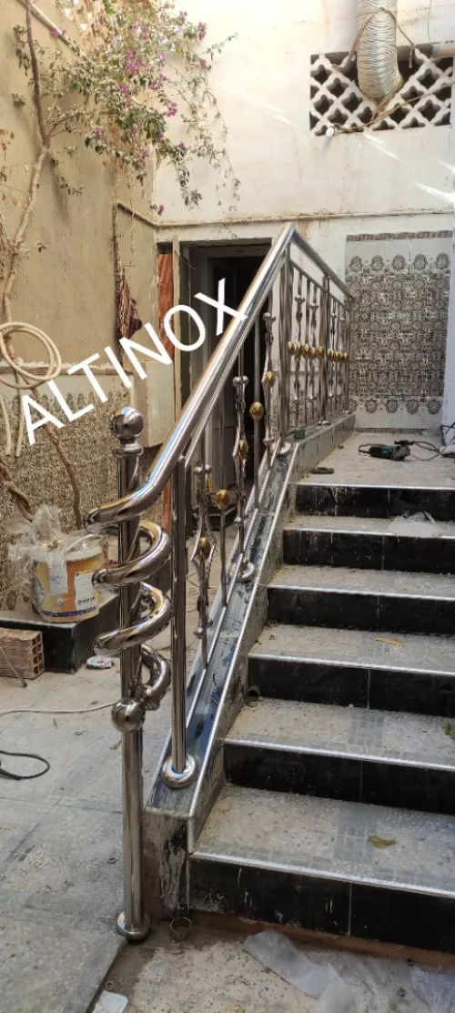  Rampe d'escalier en inox