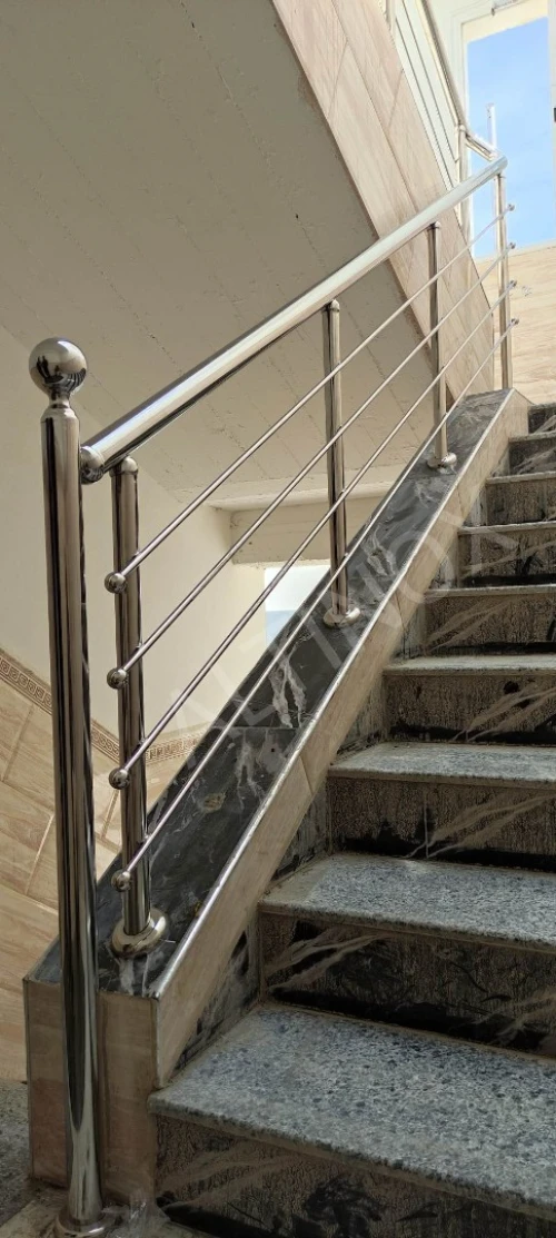 rampe d' escalier en inox 