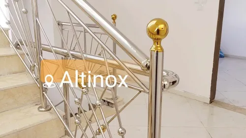  Rampe d'escalier en inox