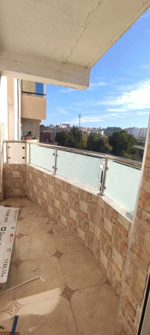 Rampe d'escalier en inox