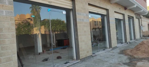 Façade en verre trempé 
