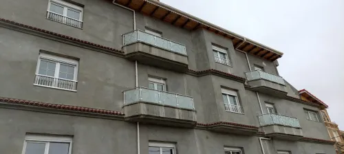 Rampe d'escalier en inox