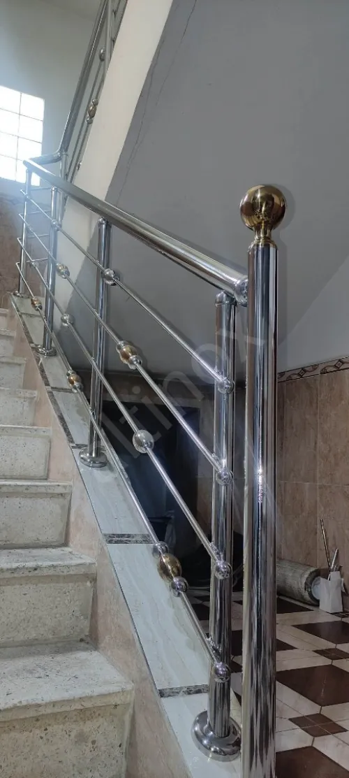 rampe d' escalier en inox 