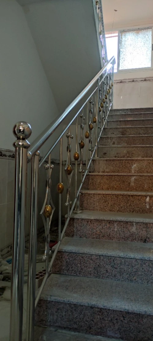 rampe d' escalier en inox
